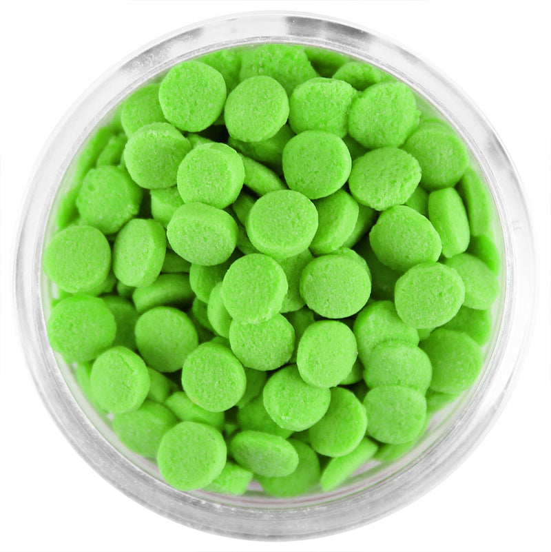 Lime Green Confetti Dot Sprinkles