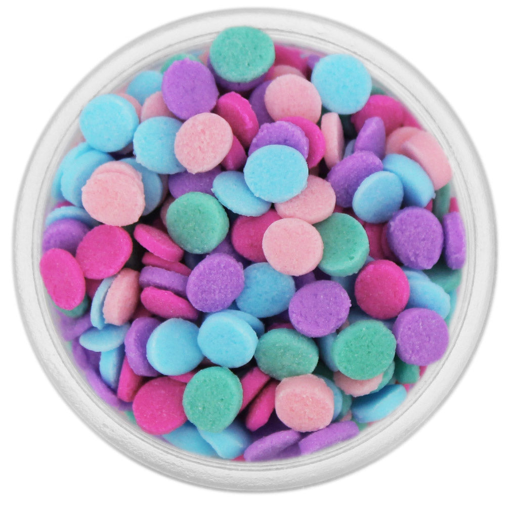 Mermaid Rainbow Confetti Dot Sprinkles