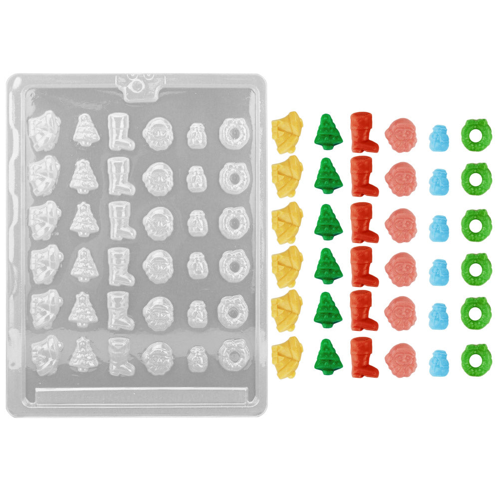 Mini Christmas Assortment Chocolate Mold