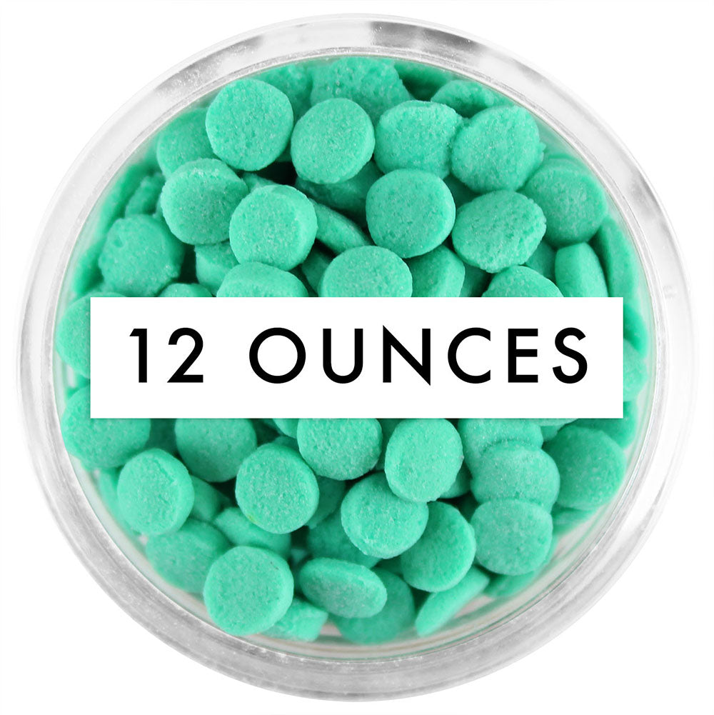 Mint Green Confetti Dot Sprinkles 12 OZ