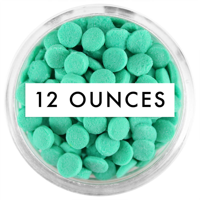 Mint Green Confetti Dot Sprinkles 12 OZ