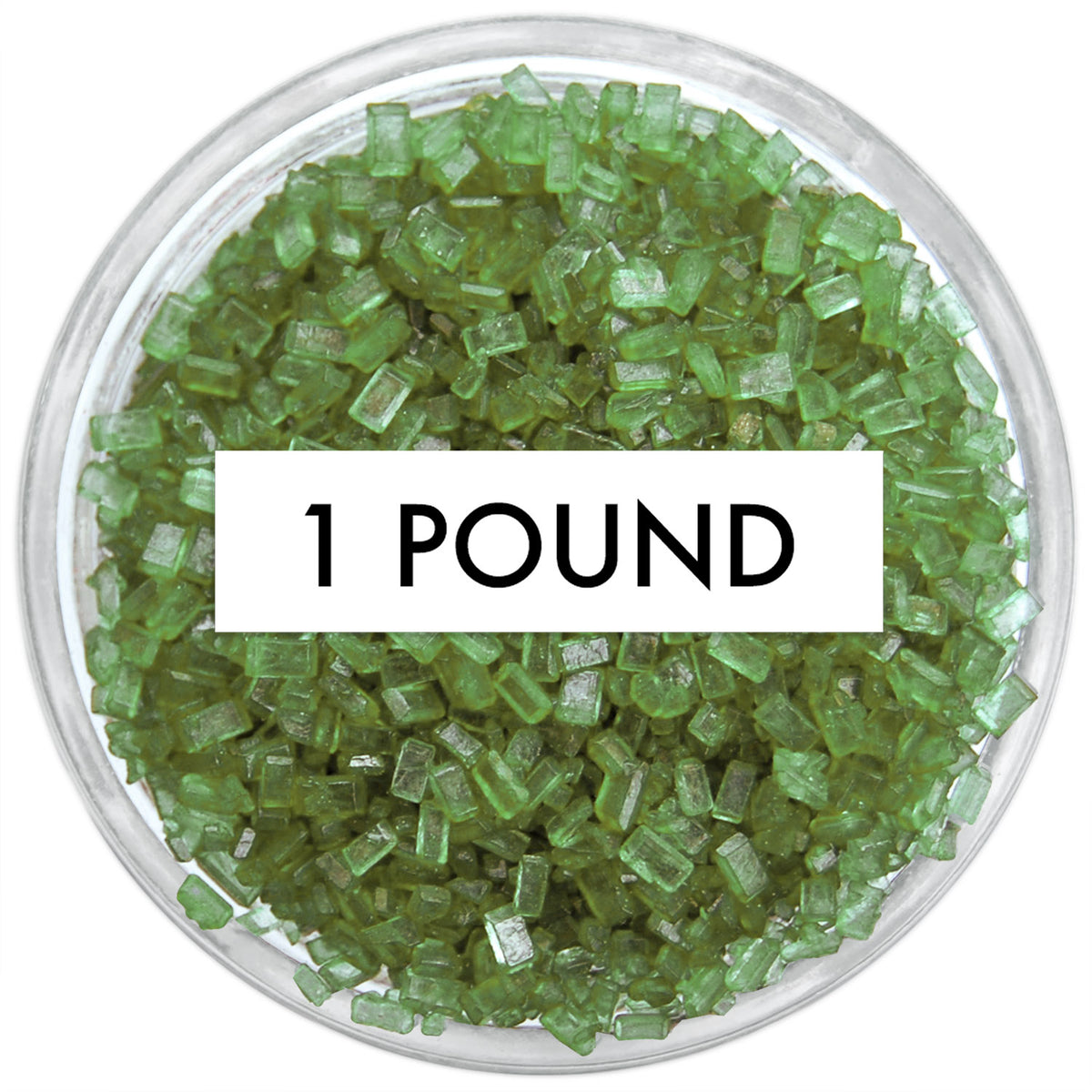 Olive Green Chunky Sugar 1 LB