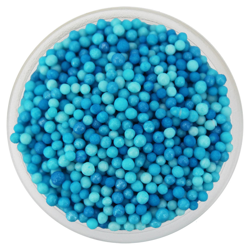 Ombré Bright Blue Nonpareils
