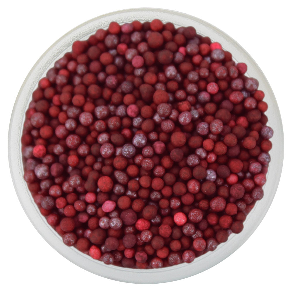 Ombré Burgundy Maroon Nonpareils Blend