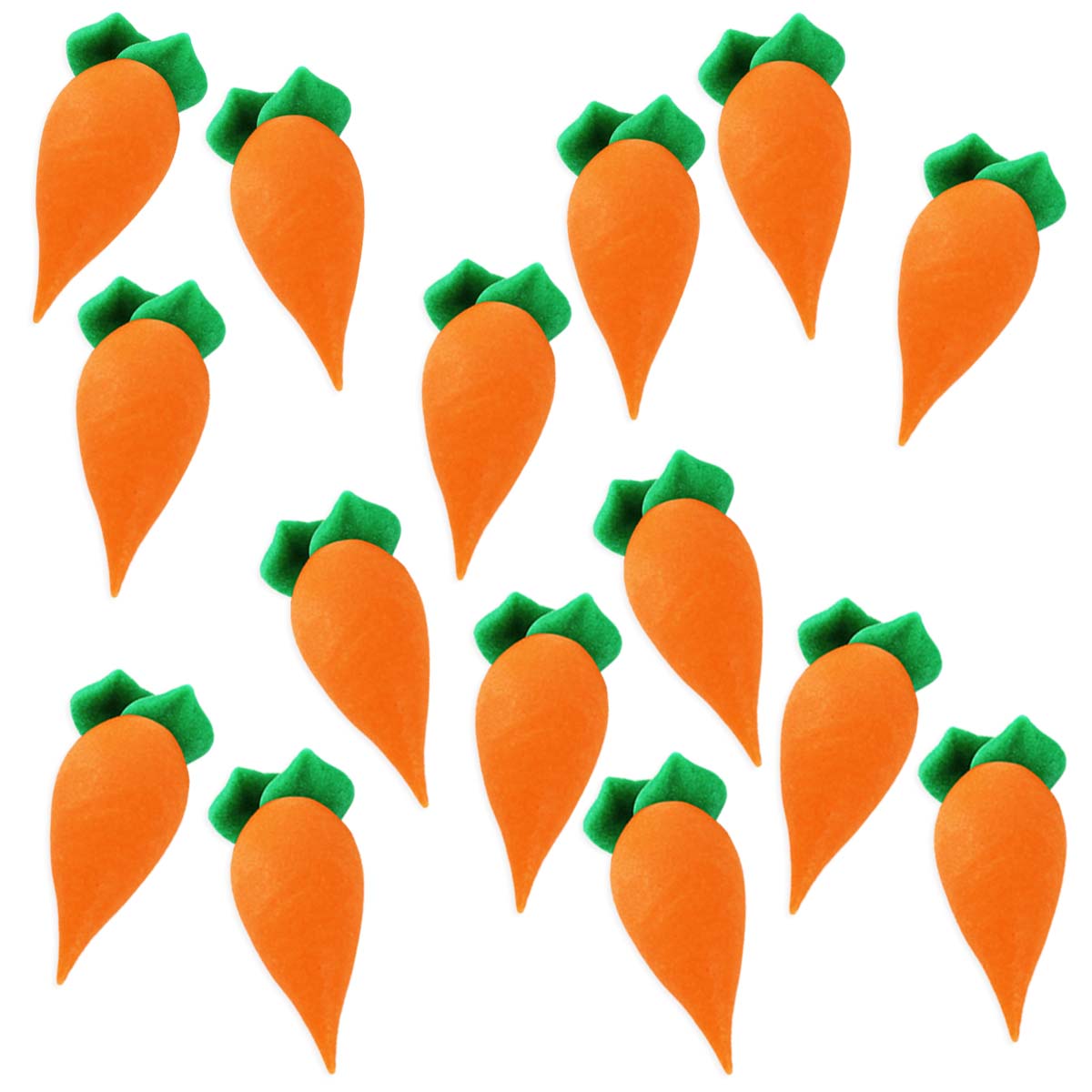 Orange Icing Carrots 3/4"