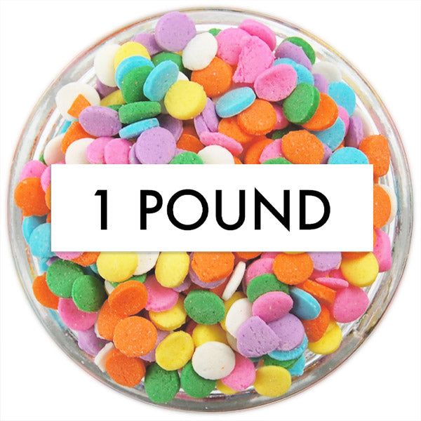Pastel Confetti Dot Sprinkles 1 LB