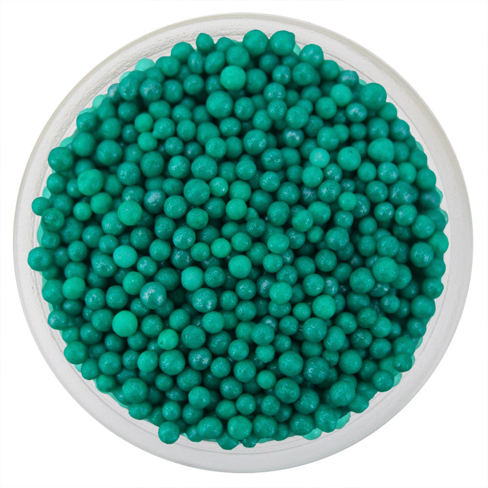 Pearly Aqua Green Nonpareils