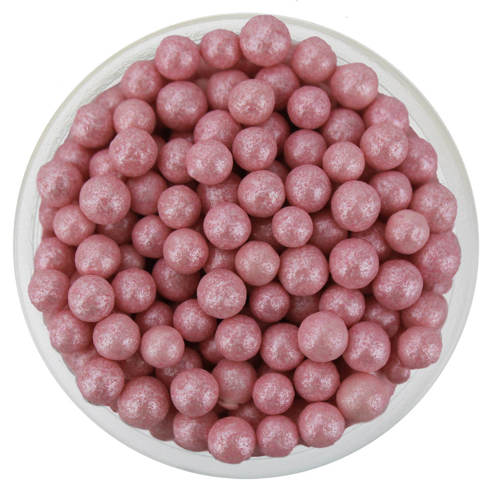Pearly Blush Pink Sugar Pearls 3MM
