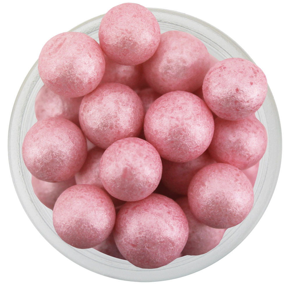 Pearly Blush Pink Sugar Pearls 8MM