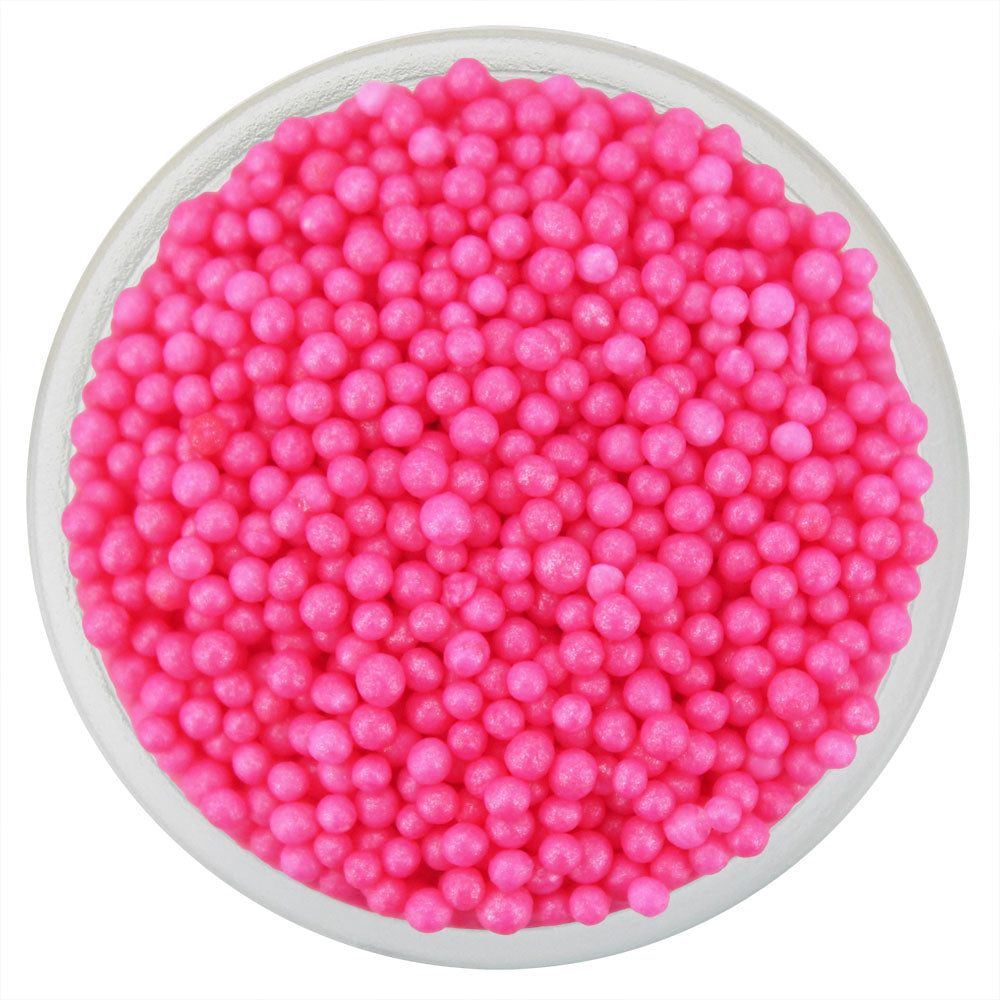 Pearly Bubblegum Pink Nonpareils
