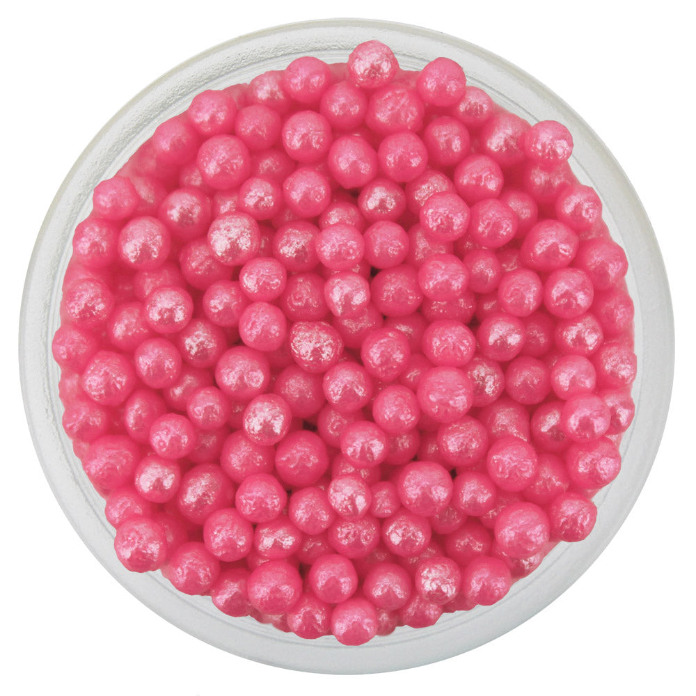 Pearly Bubblegum Pink Jumbo Nonpareils