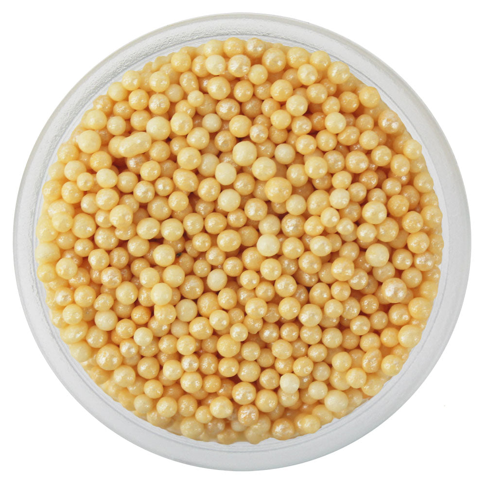 Pearly Butter Yellow Nonpareils