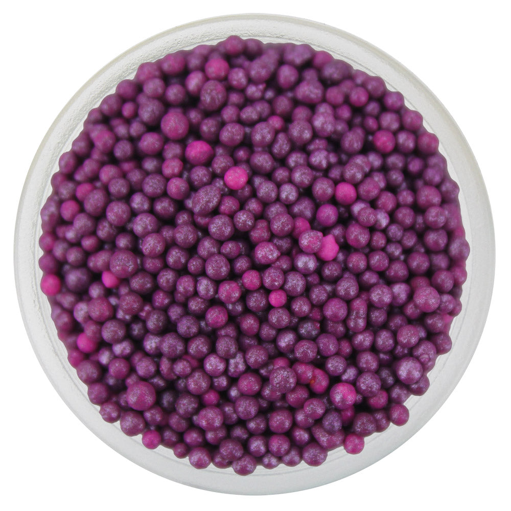 Pearly Dark Berry Purple Nonpareils