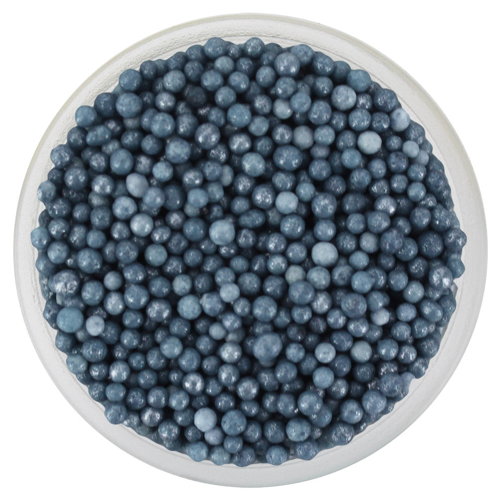 Pearly Deep Antique Blue Nonpareils