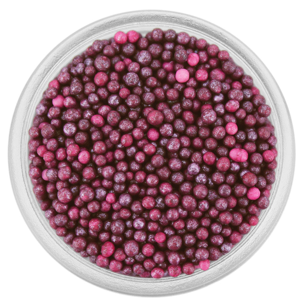 Pearly Deep Berry Burgundy Nonpareils