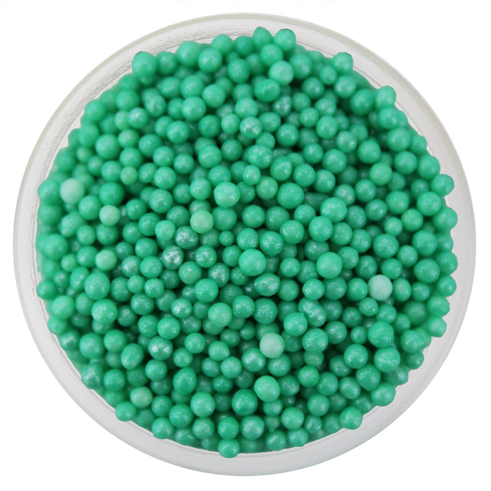 Pearly Deep Mint Green Nonpareils