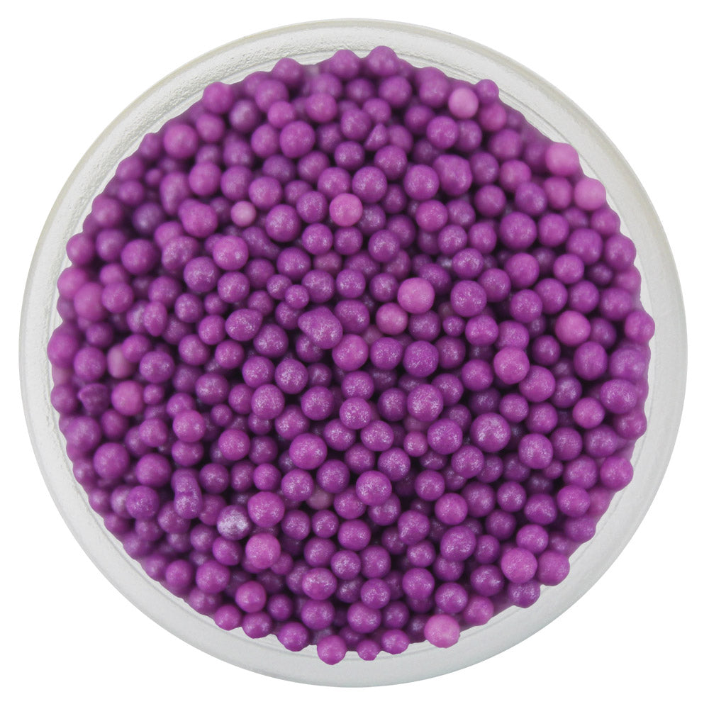 Pearly Deep Orchid Purple Nonpareils
