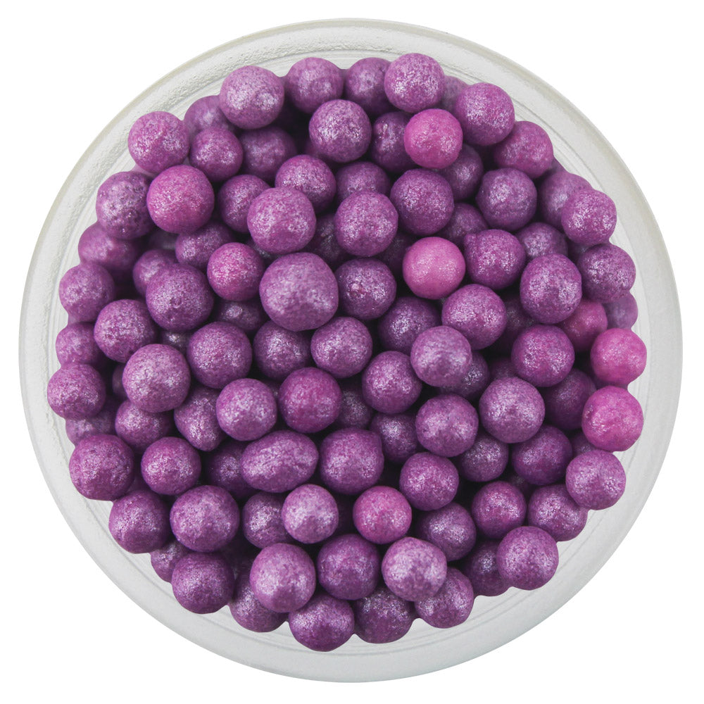 Pearly Deep Orchid Purple Sugar Pearls 3MM