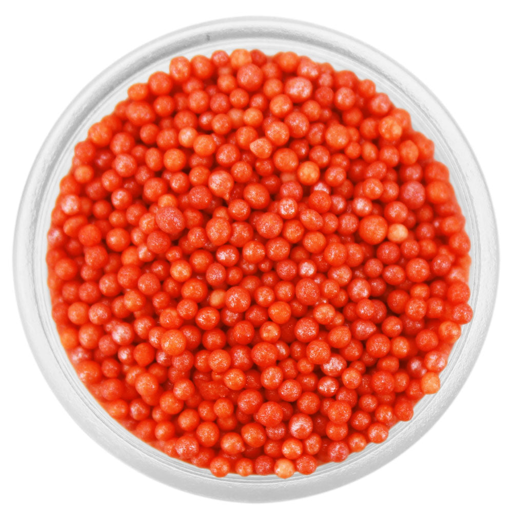 Pearly Deep Tangerine Nonpareils