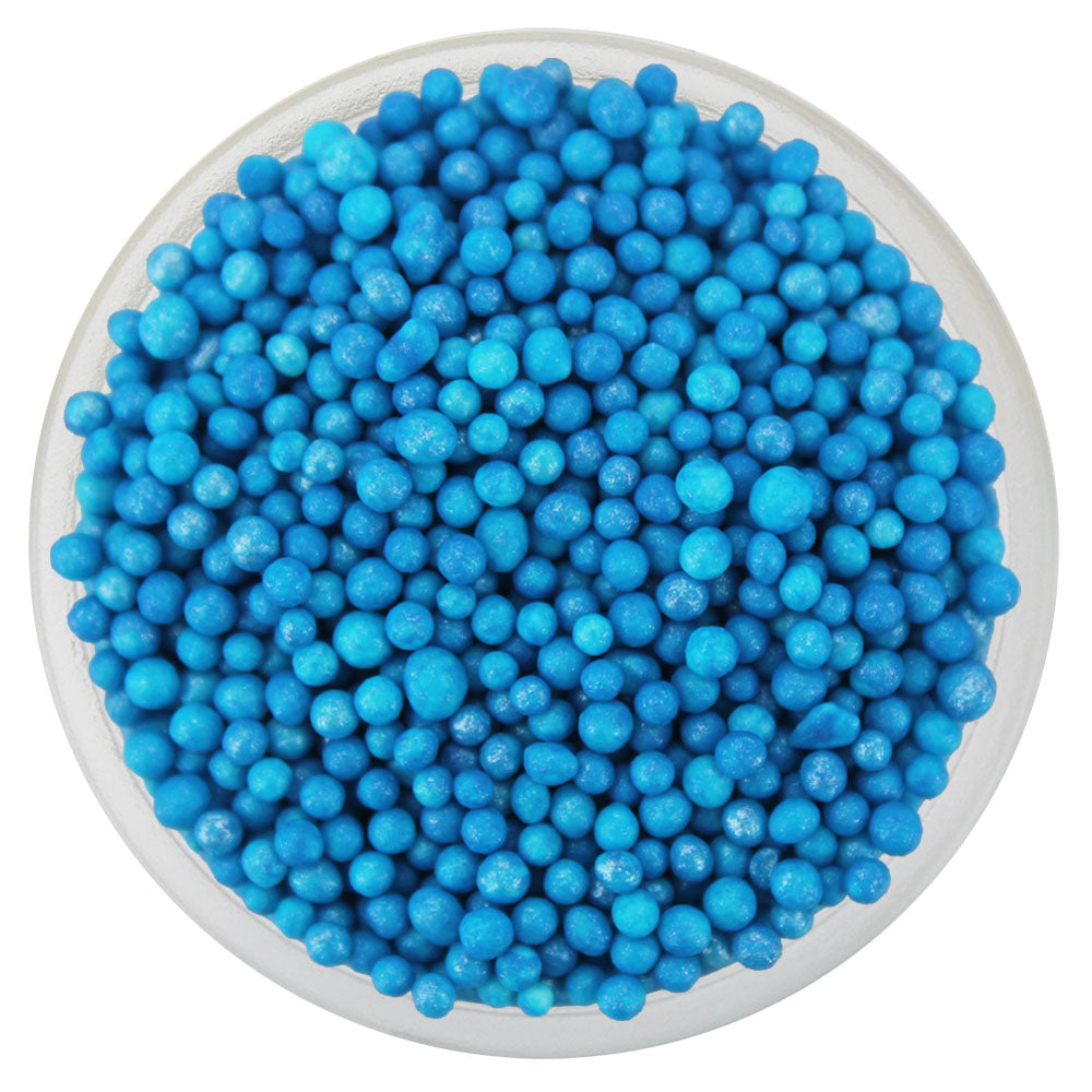 Pearly Electric Blue Nonpareils