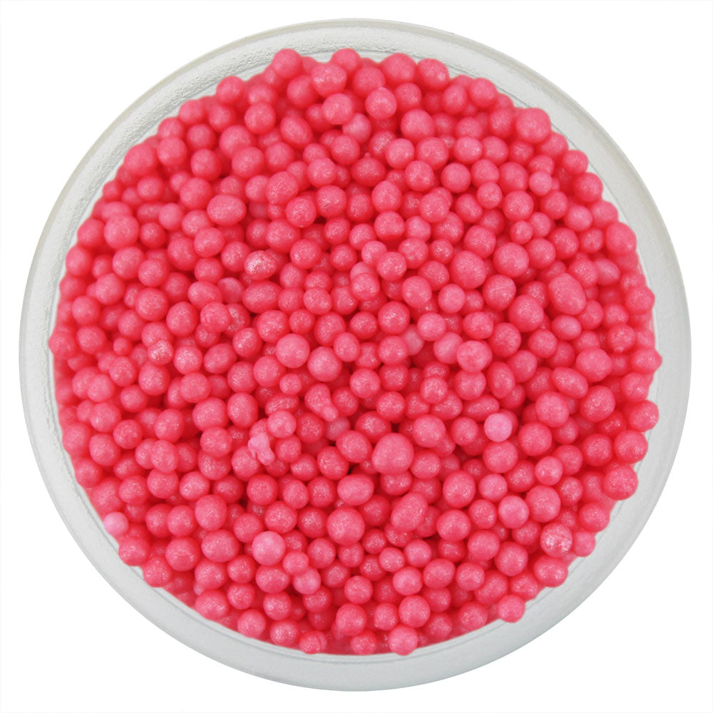 Pearly Flamingo Pink Nonpareils