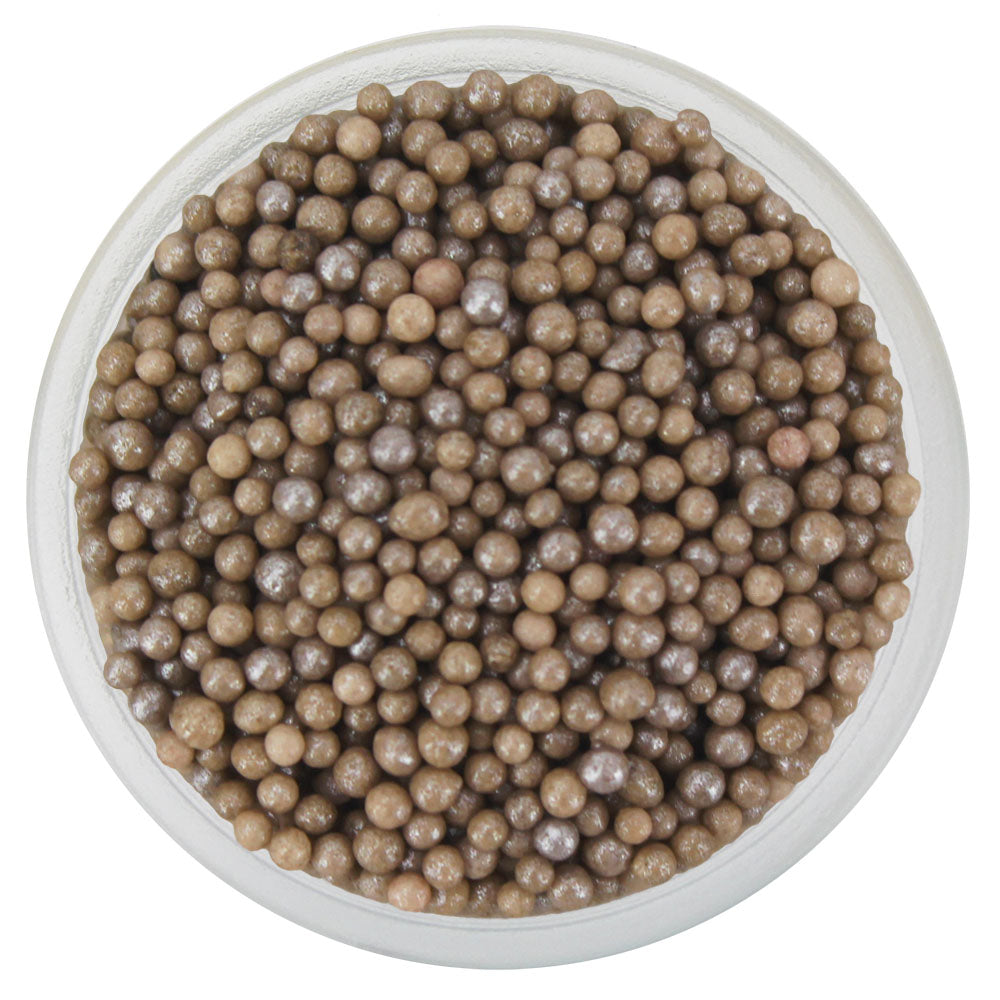Pearly Khaki Brown Nonpareils