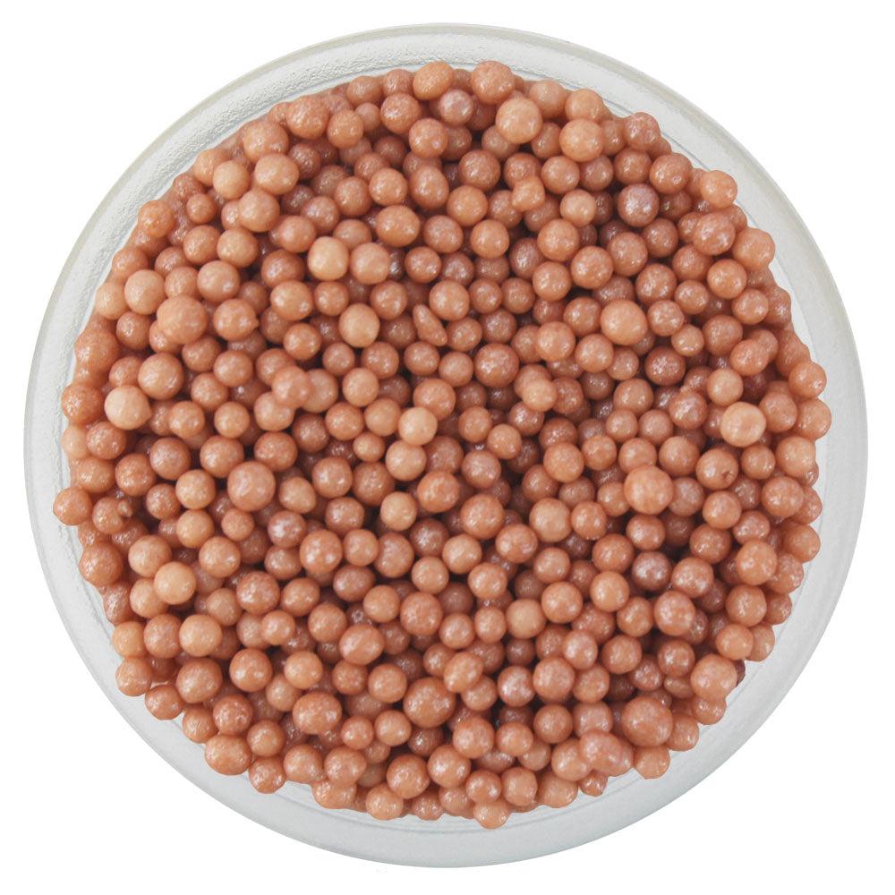 Pearly Light Copper Brown Nonpareils