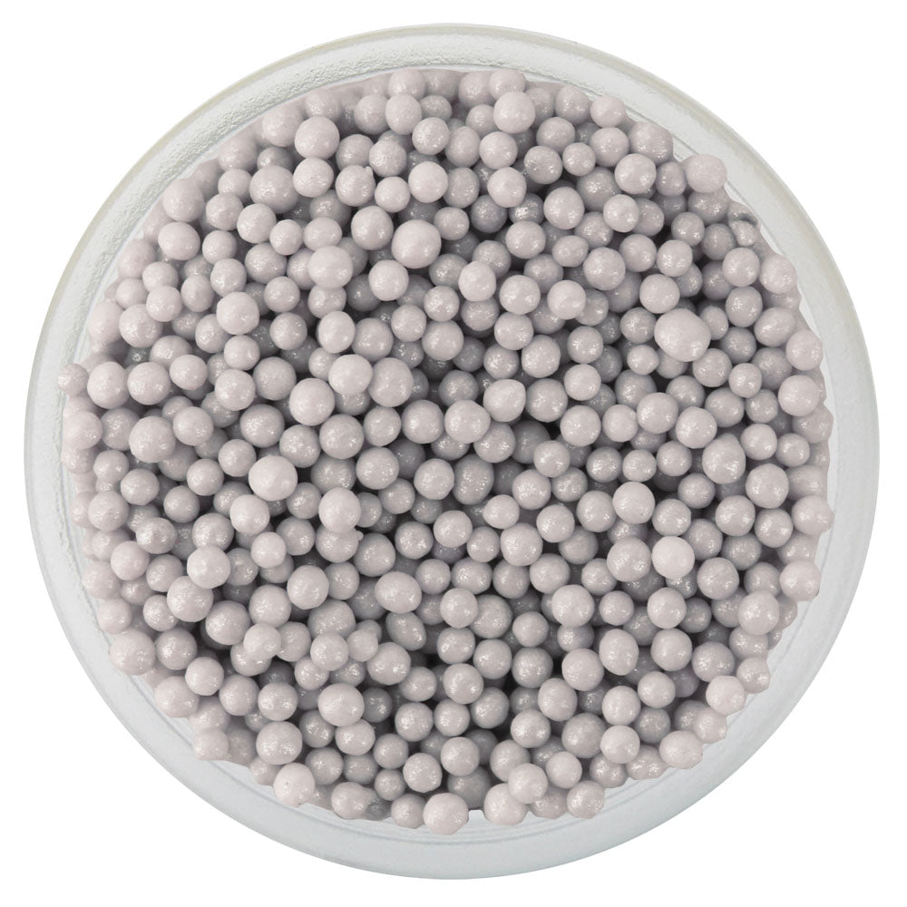 Pearly Light Gray Nonpareils