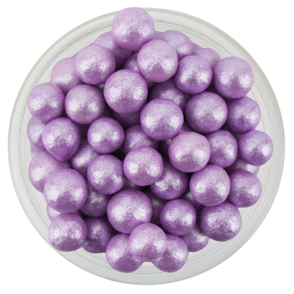 Pearly Light Lavender Sugar Pearls 5MM