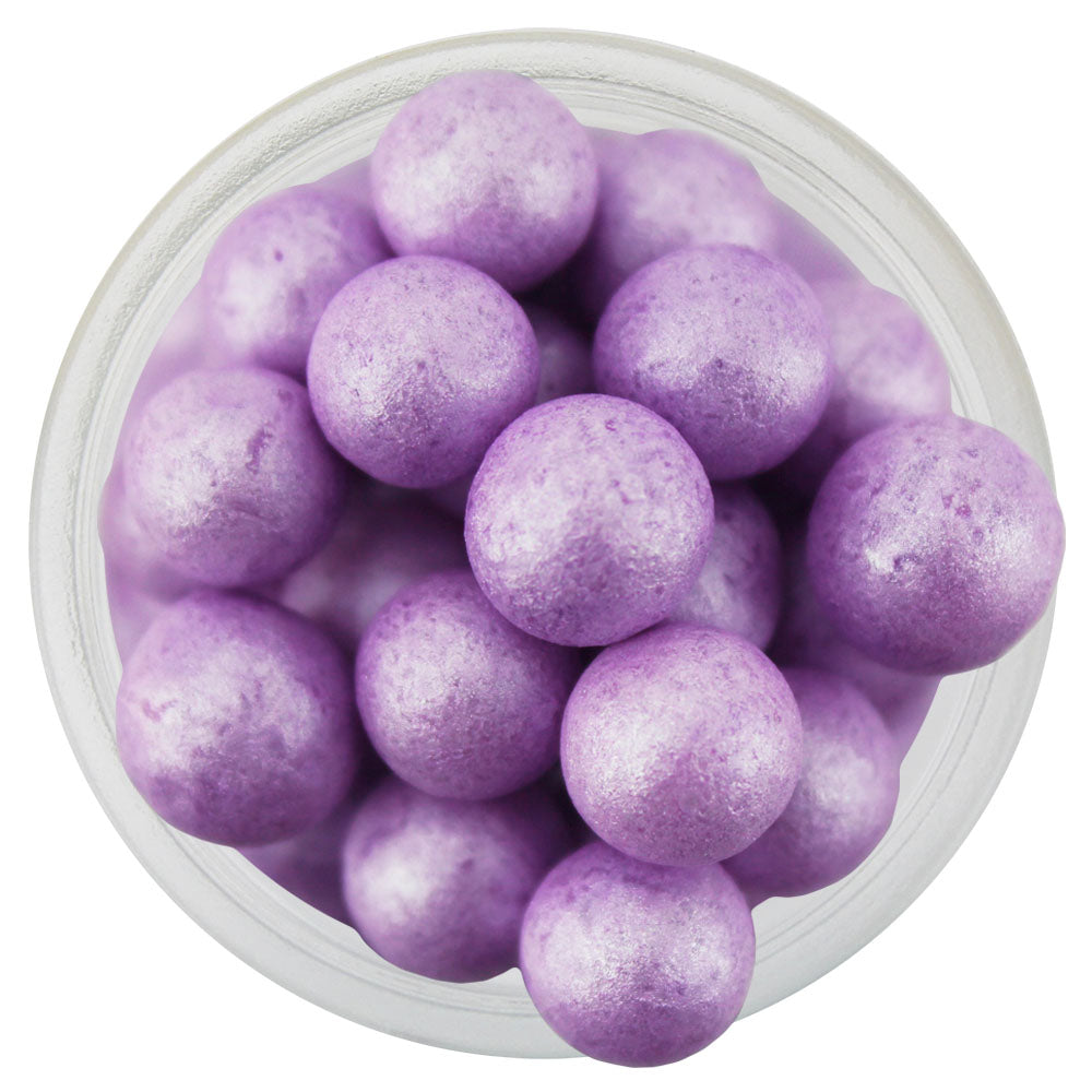 Pearly Light Lavender Sugar Pearls 8MM