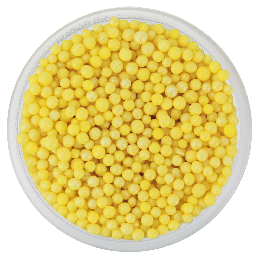 Pearly Light Lemon Yellow Nonpareils