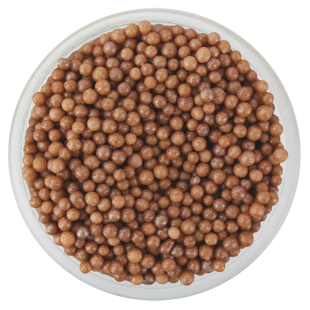 Pearly Light Mocha Brown Nonpareils