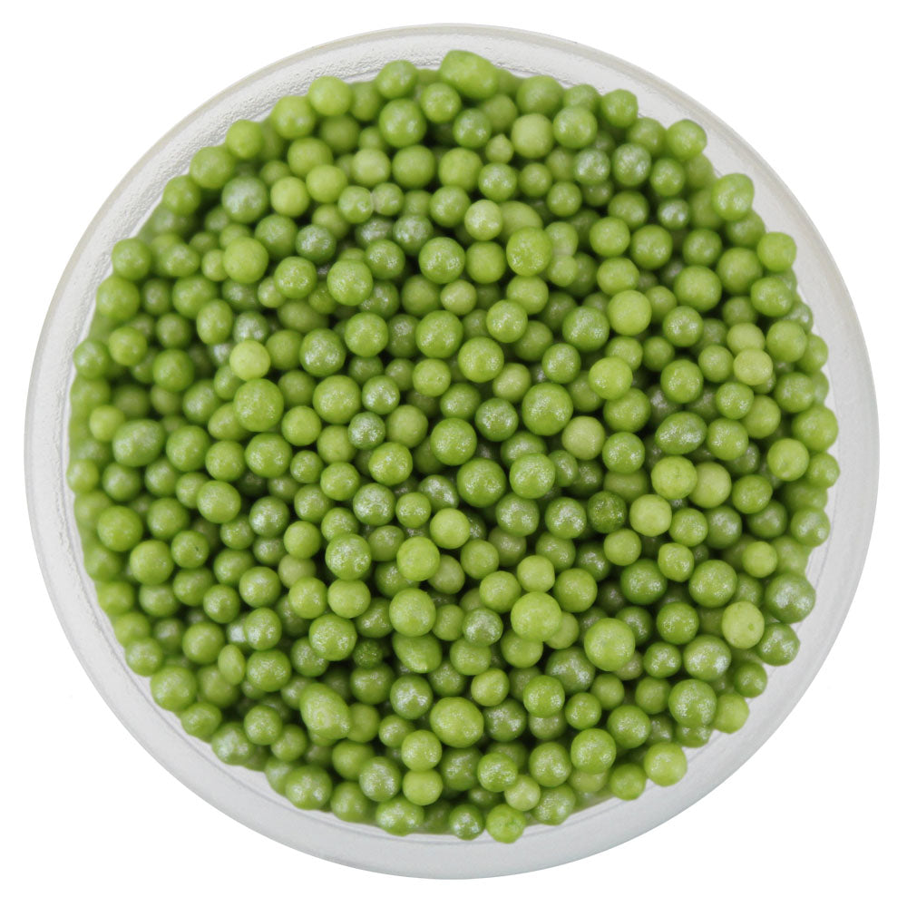 Pearly Light Moss Green Nonpareils