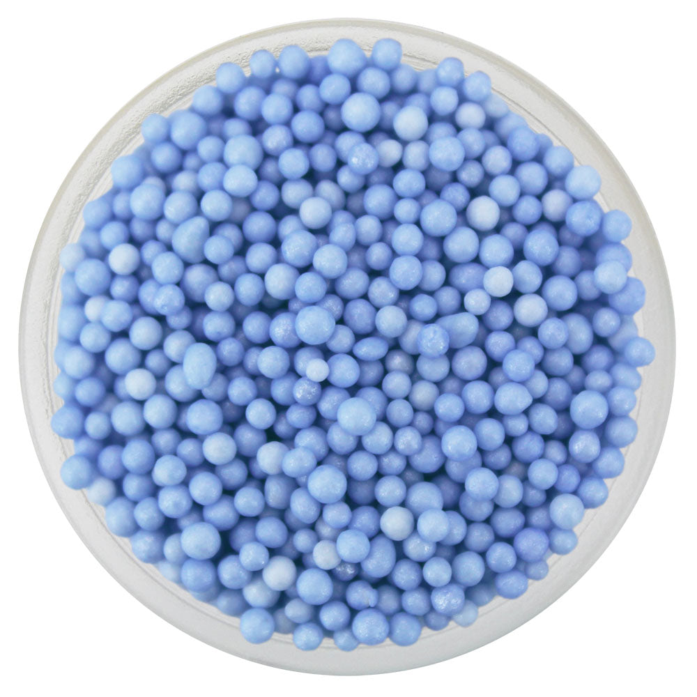 Pearly Light Ocean Blue Nonpareils