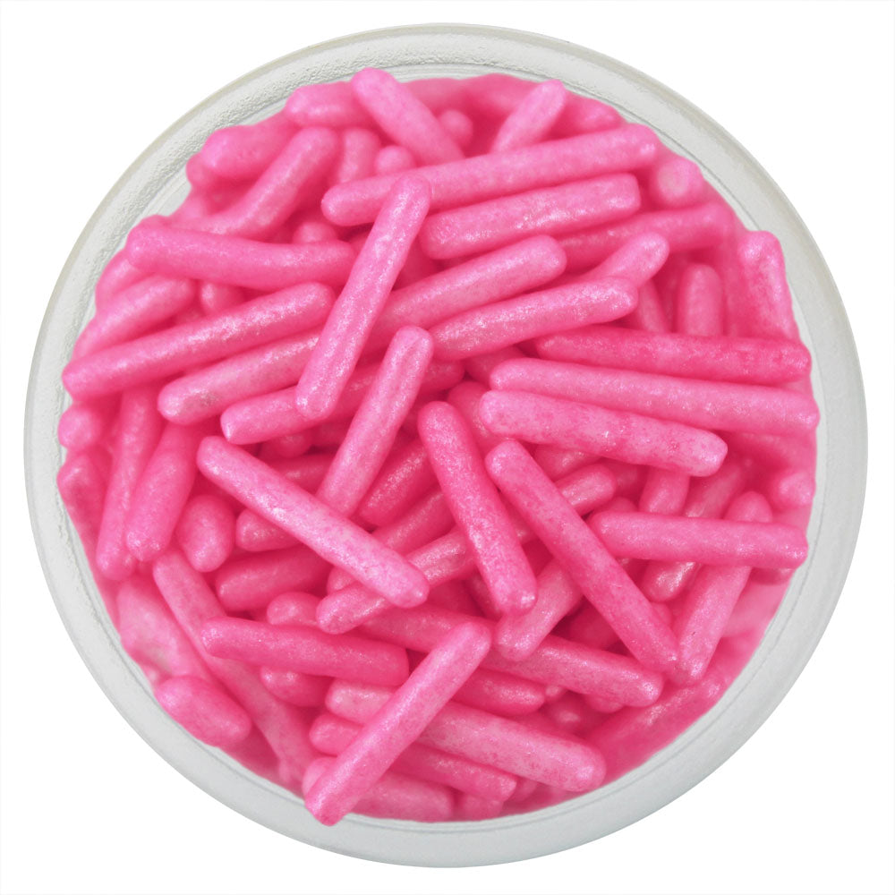Pearly Light Party Pink Thin Jimmies