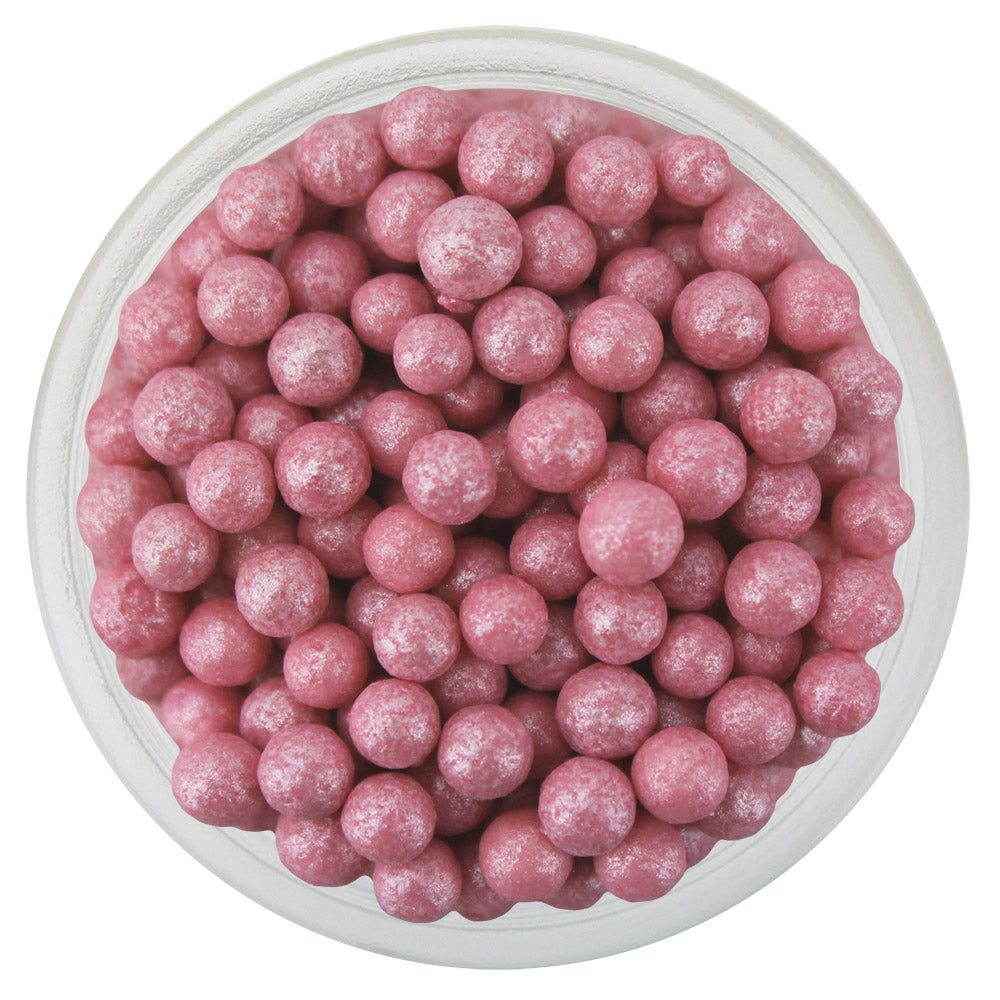 Pearly Light Rose Pink Sugar Pearls 3MM