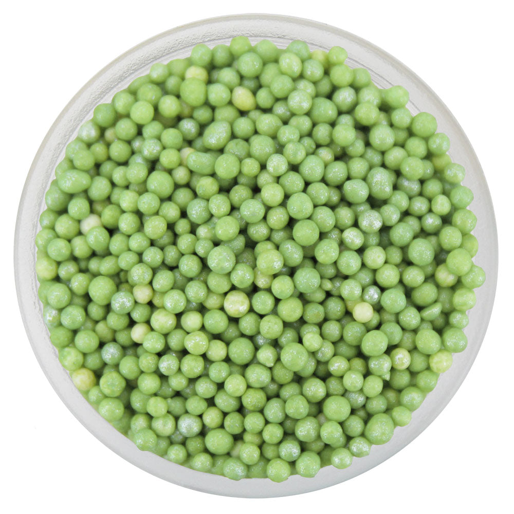Pearly Light Sage Green Nonpareils