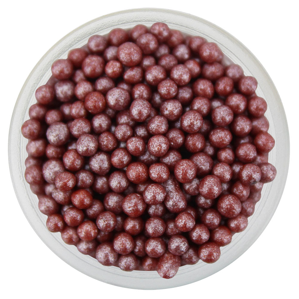 Pearly Maroon Jumbo Nonpareils