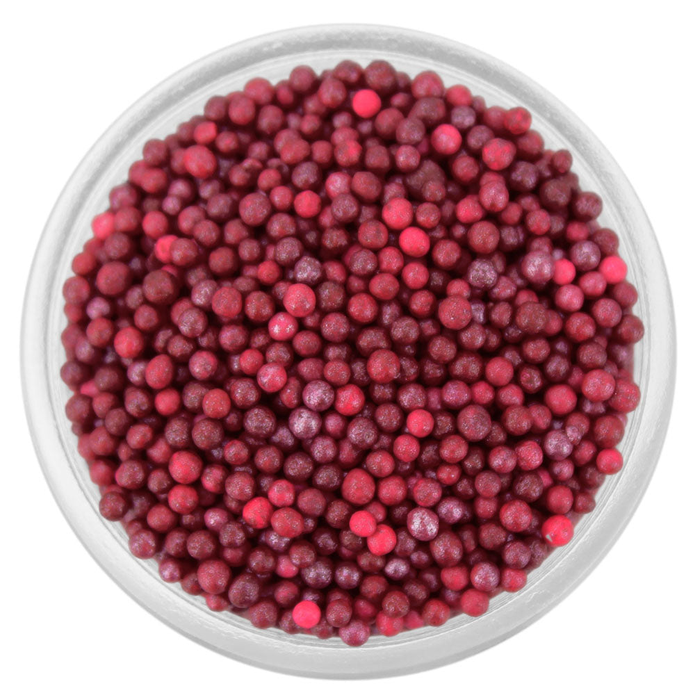 Pearly Maroon Nonpareils
