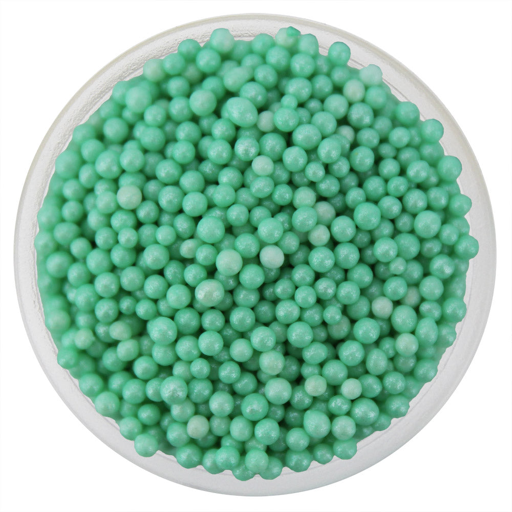 Pearly Mint Green Nonpareils