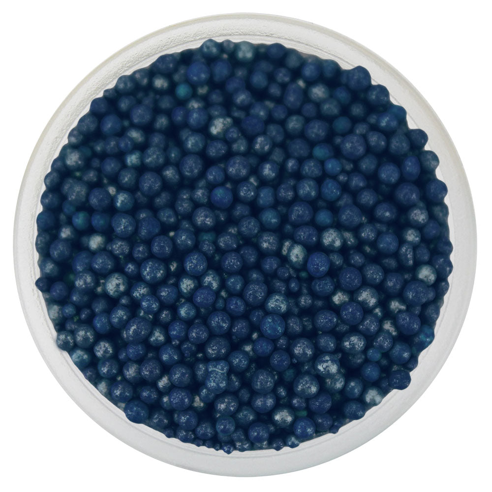 Pearly Navy Blue Nonpareils