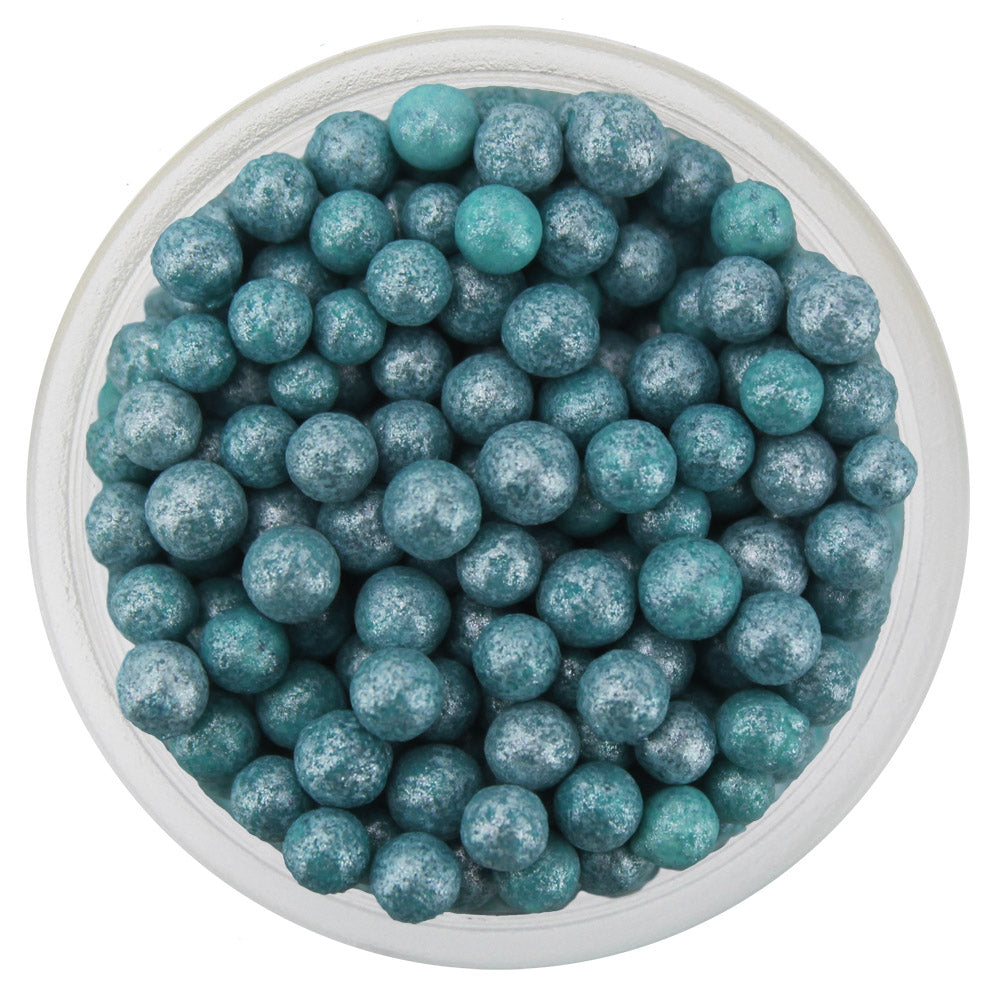 Pearly Ocean Teal Sugar Pearls 3MM