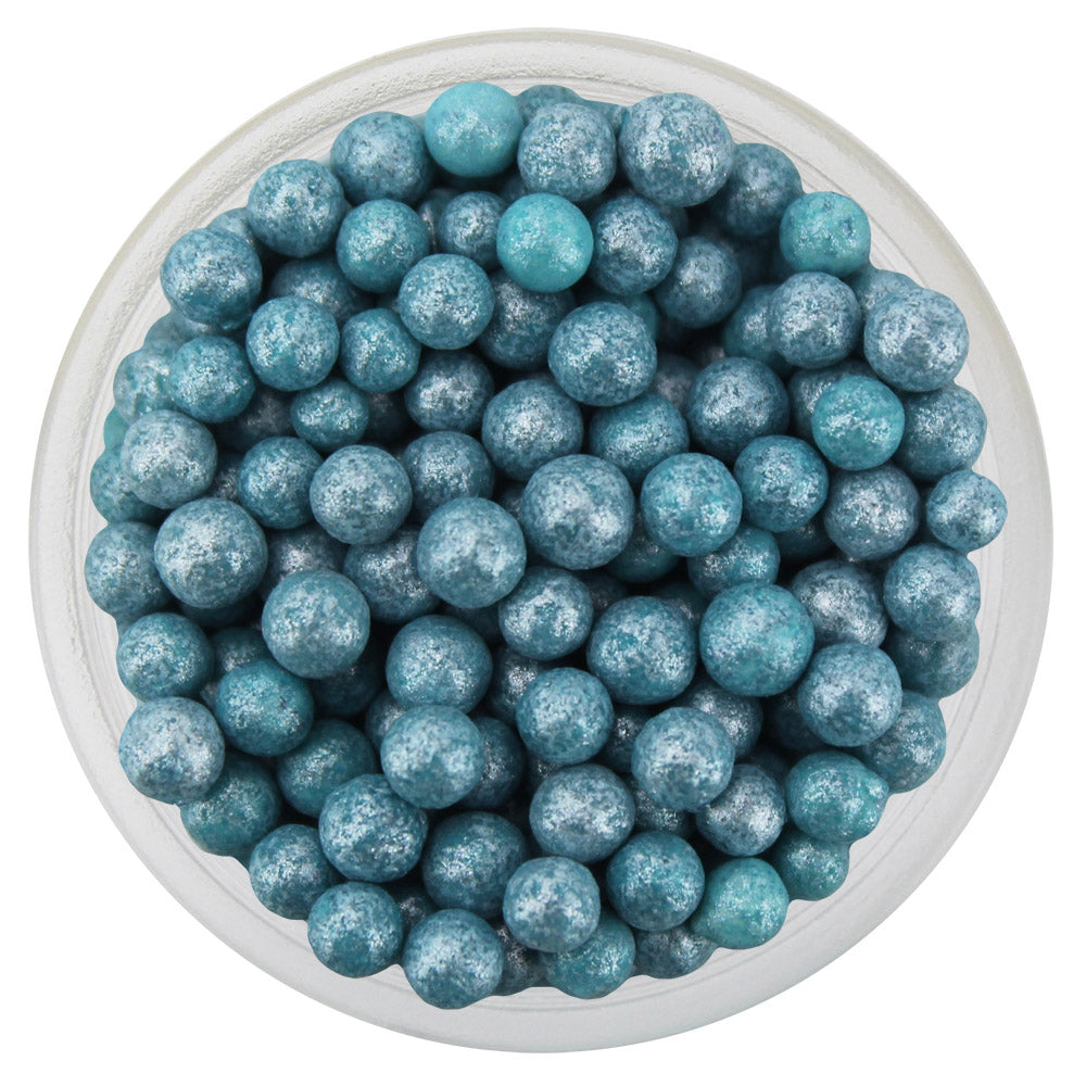 Pearly Ocean Teal Sugar Pearls 3MM