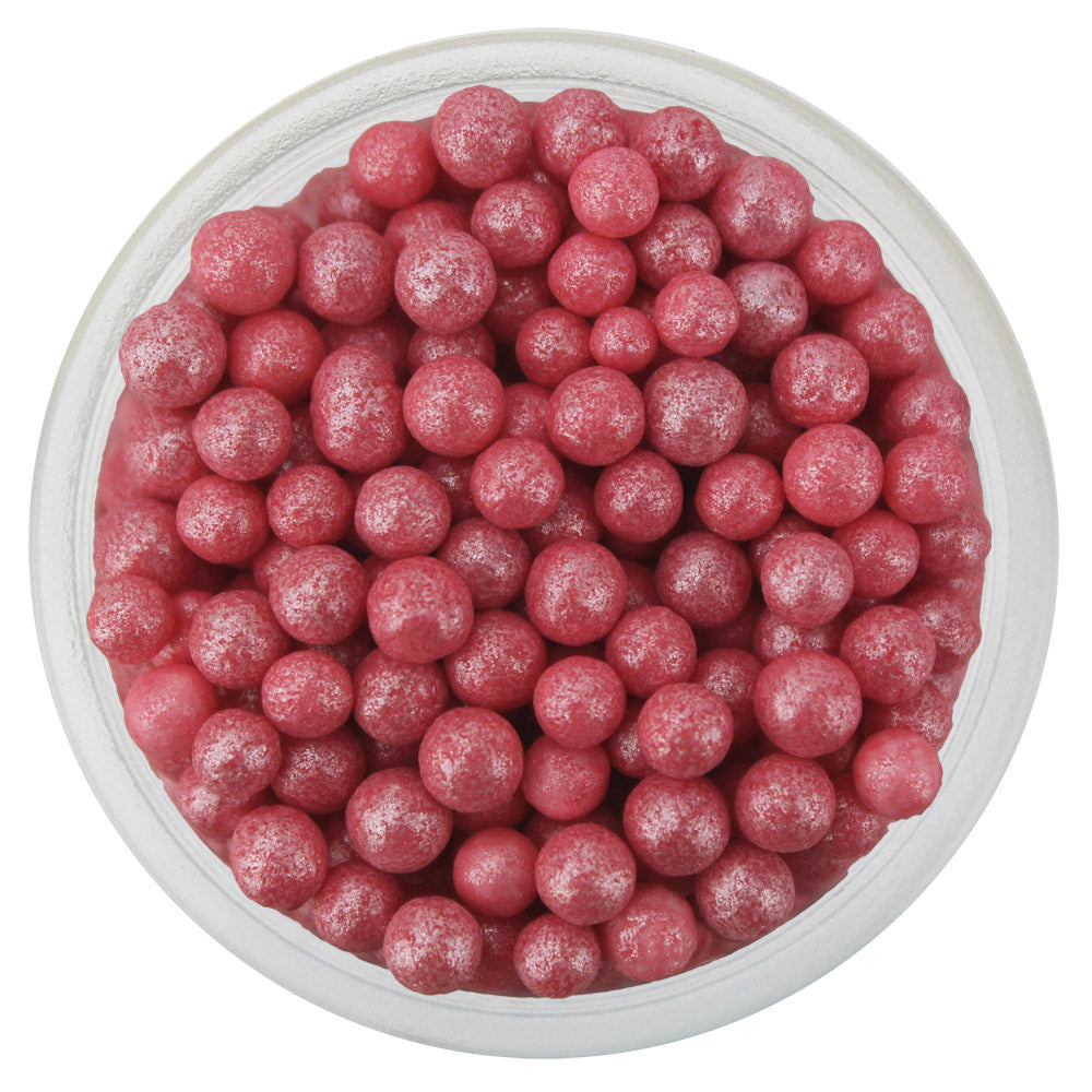 Pearly Pale Berry Pink Sugar Pearls 3MM