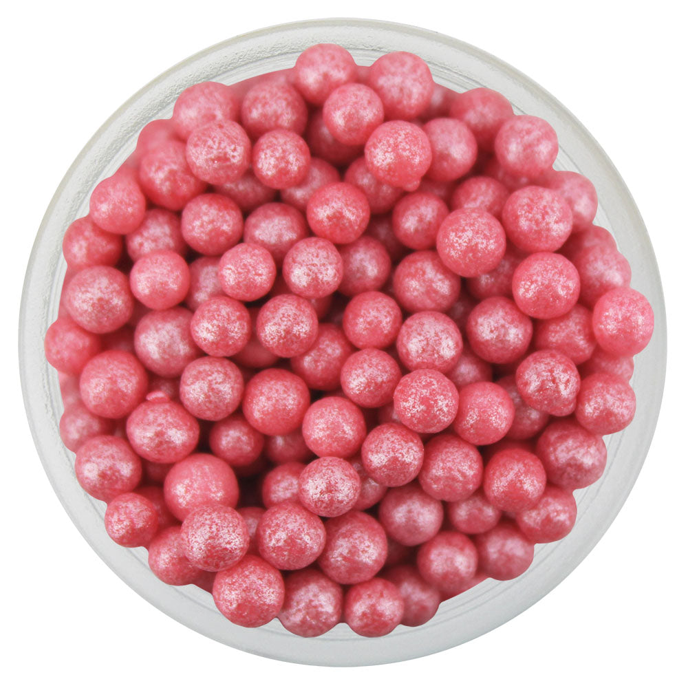 Pearly Pale Berry Pink Sugar Pearls 3MM
