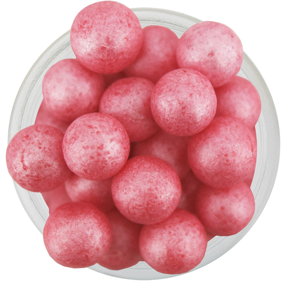 Pearly Pale Berry Pink Sugar Pearls 8MM