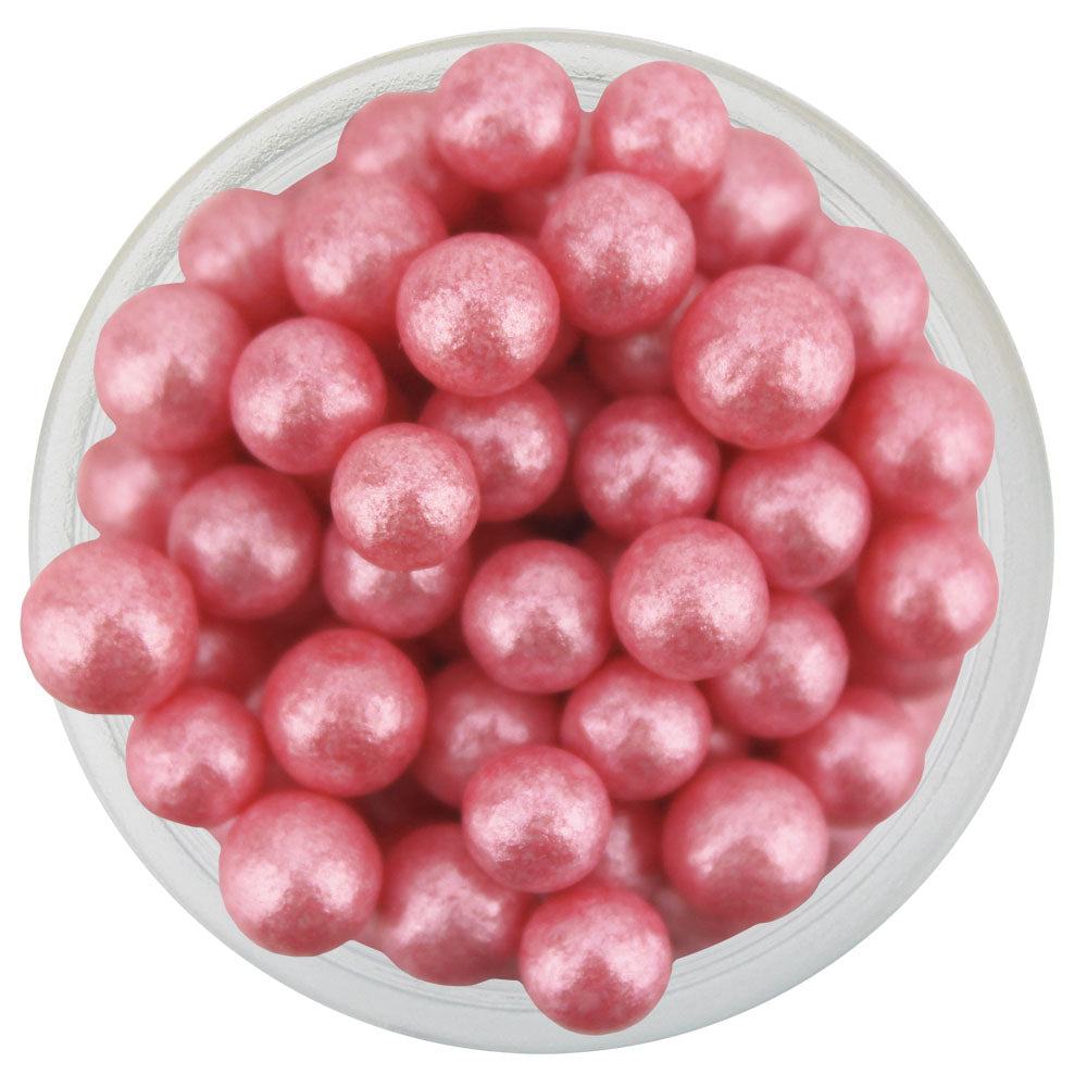 Pearly Pale Berry Pink Sugar Pearls 5MM