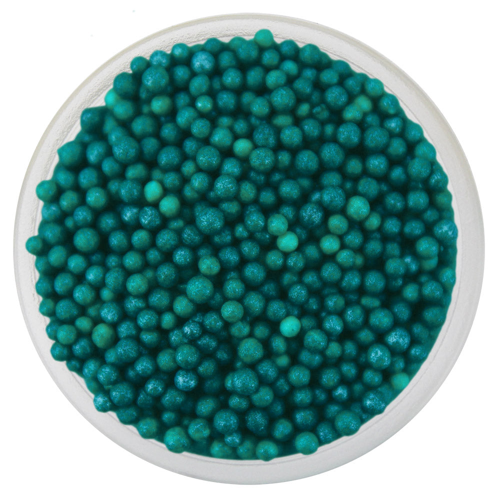 Pearly Peacock Green Nonpareils
