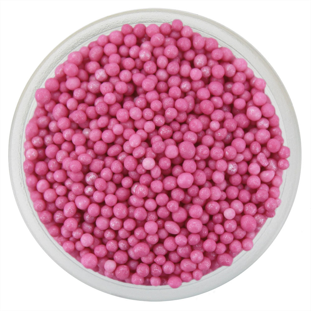 Pearly Rose Pink Nonpareils