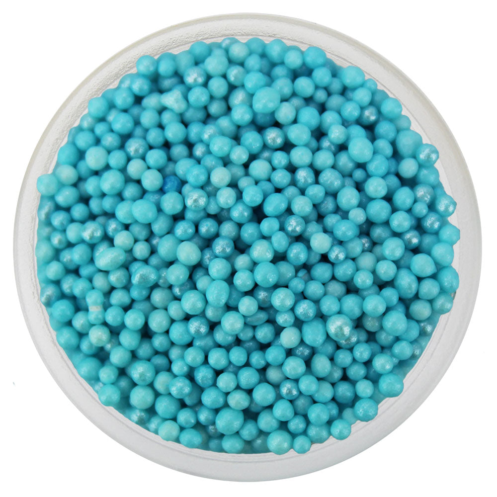 Pearly Sky Blue Nonpareils